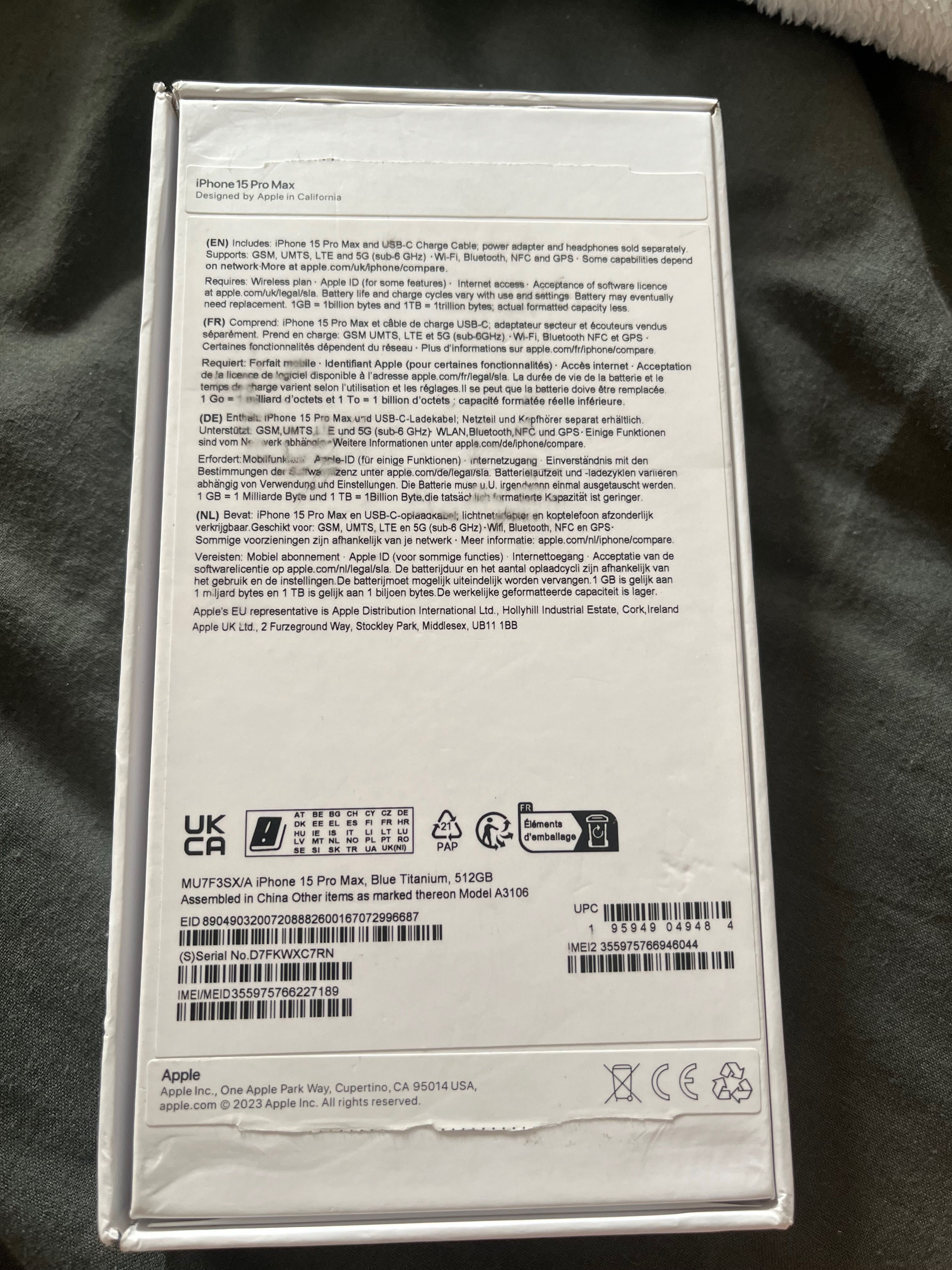 Продам iPhone 15 pro max