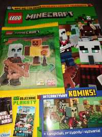 Lego Minecraft gazetka z figurkami Rozbójnik i manekin treningowy