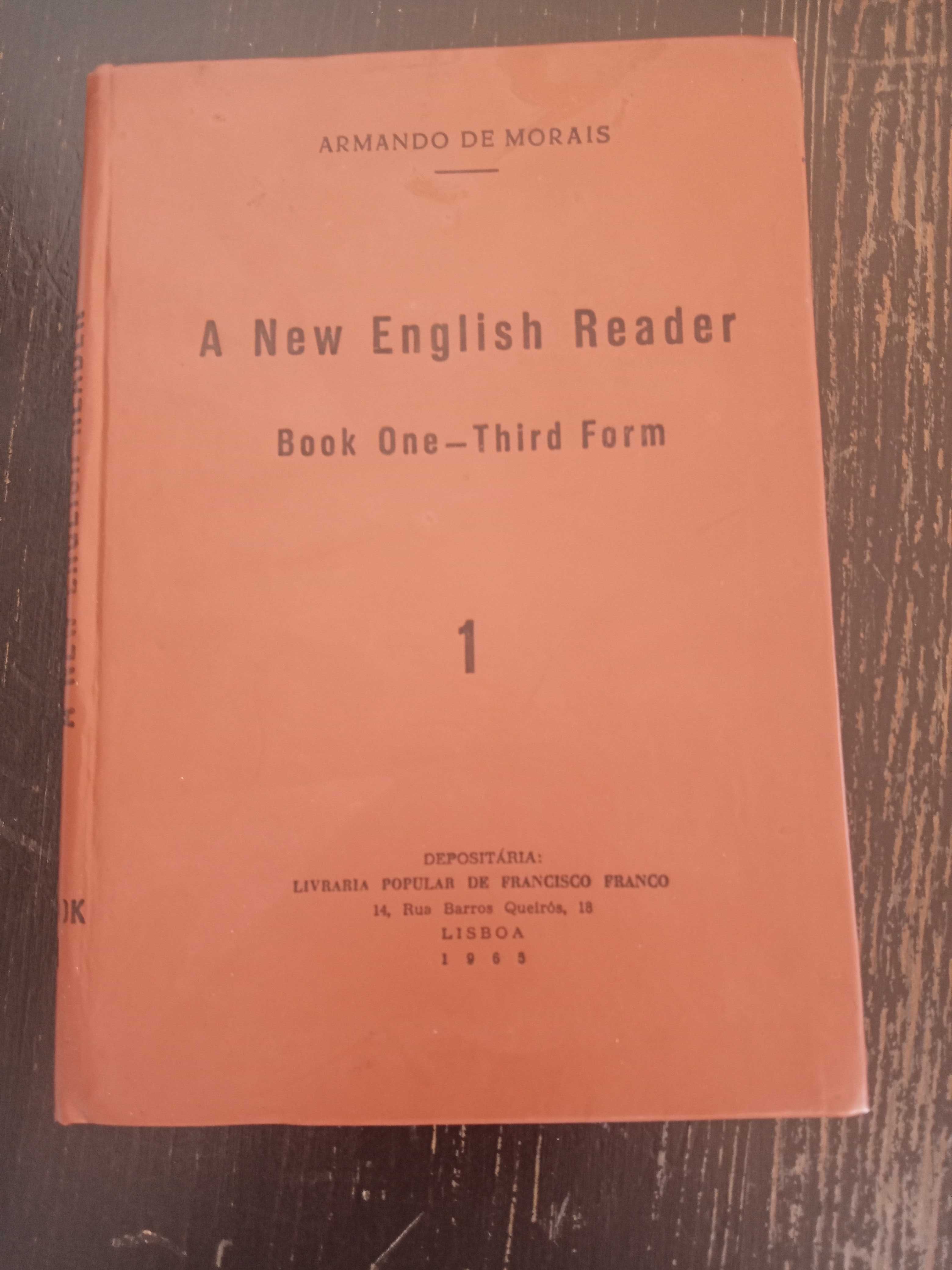 A New English Reader - Book One - Third Form, 1965, Armando de Morais.