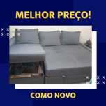 sofá confortável com espaço de arrumação