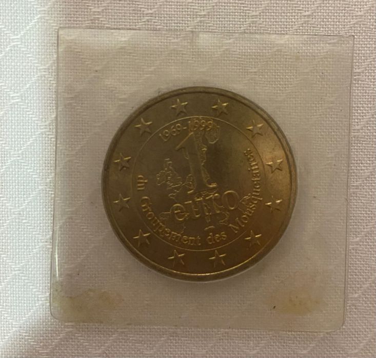 Moeda 1 euro coleção