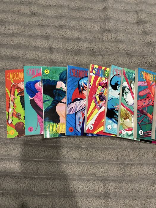 Манга «людина-бензопила» 13 томів