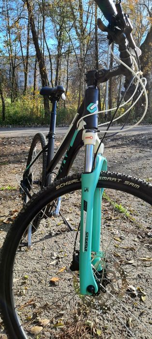 Damski rower Cross/MTB Unibike Crossfire 17", czarno-seledynowy