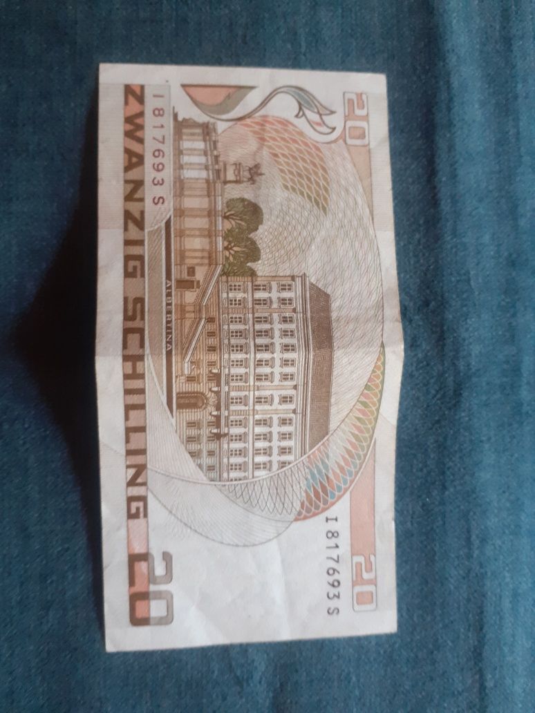 Banknot 20 Schilling Austriackich z 1986 r.