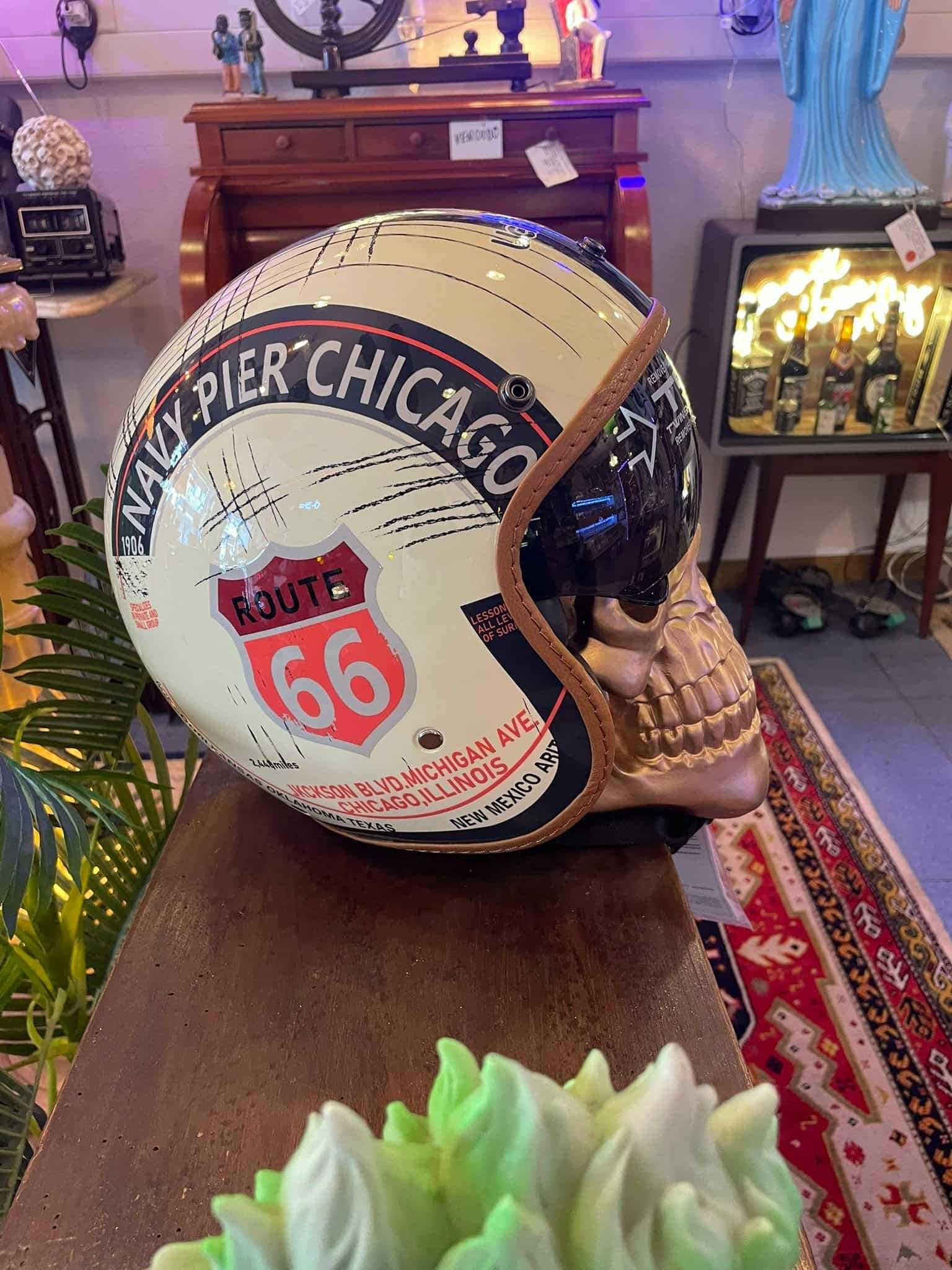 Capacete Moto - Estilo Vintage