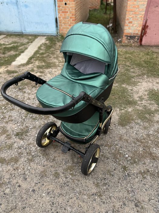 Дитяча коляска Gold Onyx екошкіра