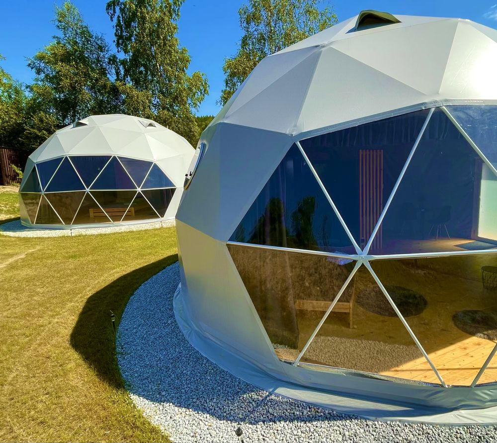 Namiot kopułowy, 7 m, kanadyjska ZIMOWA wersja, glamping