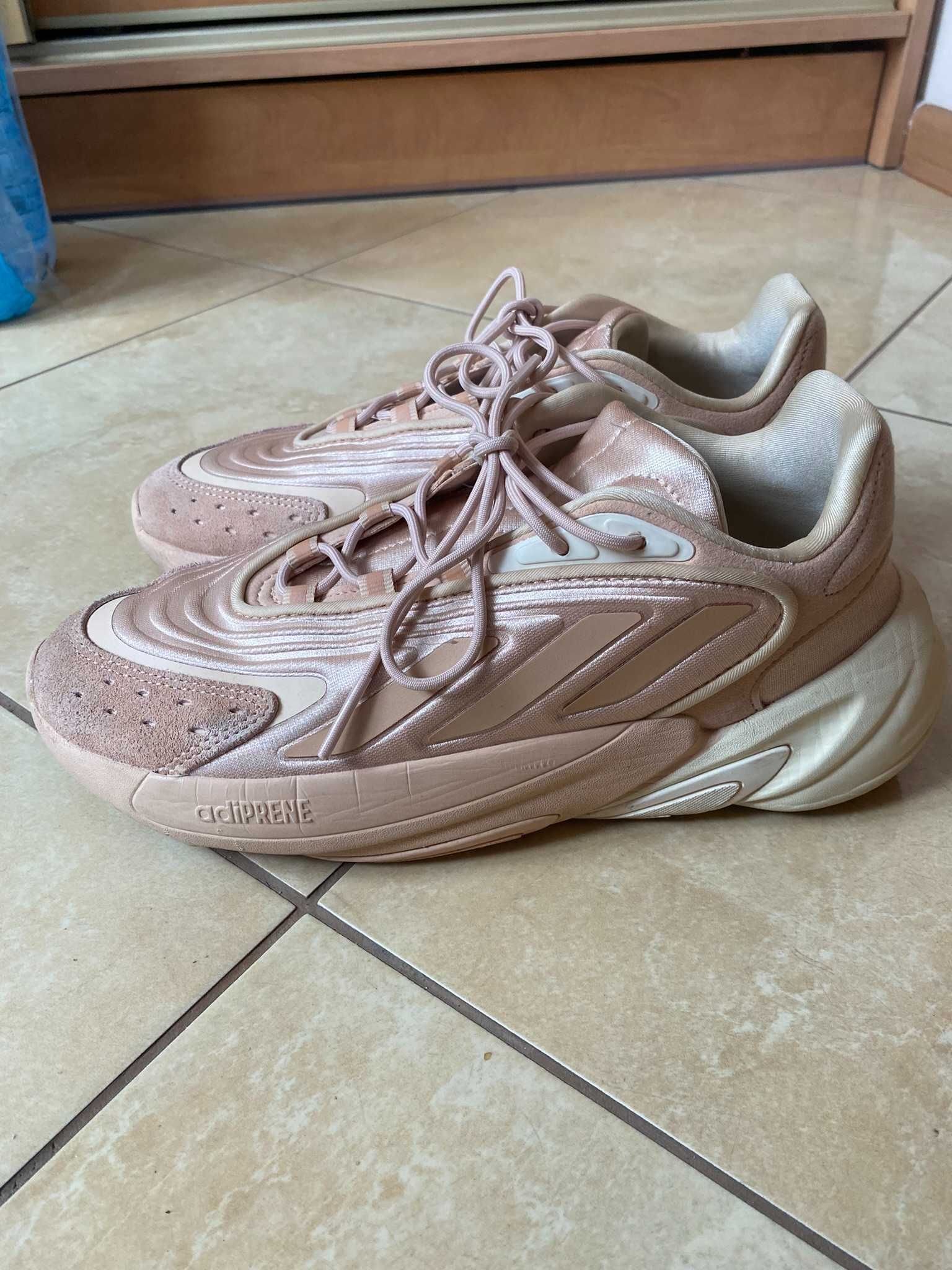 Adidas ozelia pudrowy róż 40 wygodne miękkie adidasy zamsz
