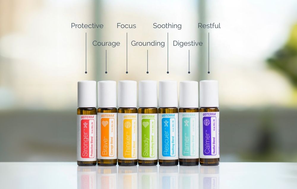 Nowy, zestaw siedmiu olejków eterycznych dla dzieci Doterra