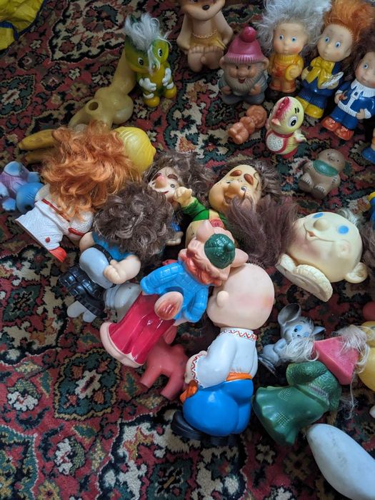 Резиновые игрушки СССР