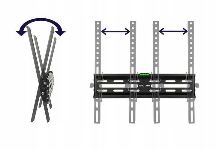 UNIWERSALNY wieszak uchwyt do telewizora 55 cali ścienny 32- 55 CALI
