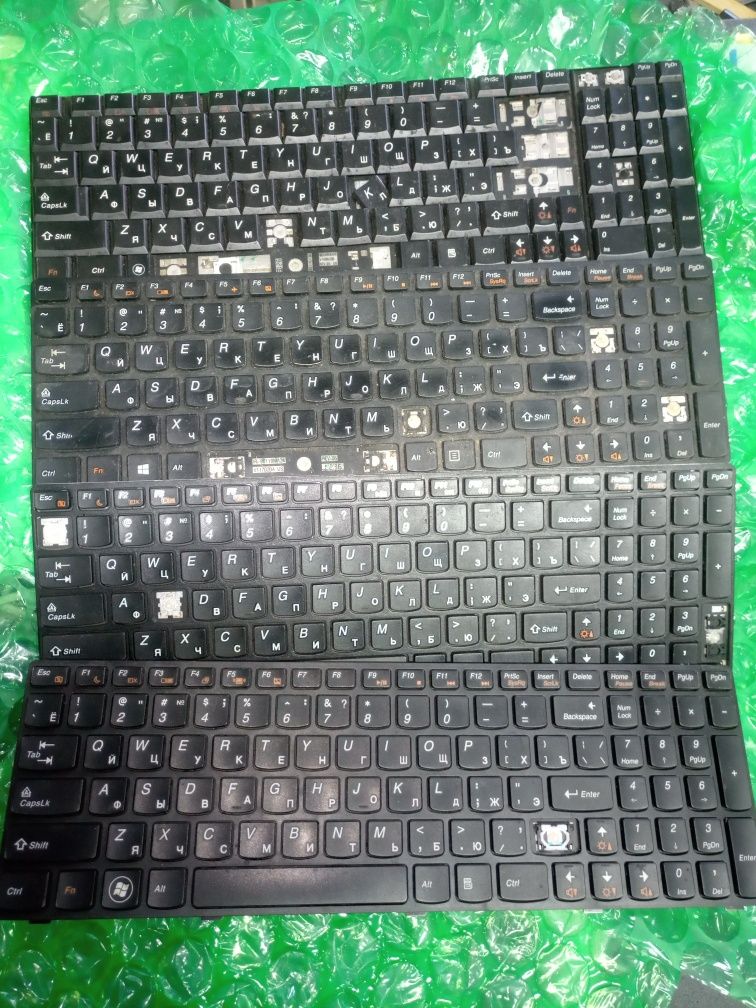 Лот 4шт клавиатуры для ноутбуков Lenovo