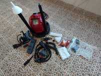 Maquina a vapor e aspirador