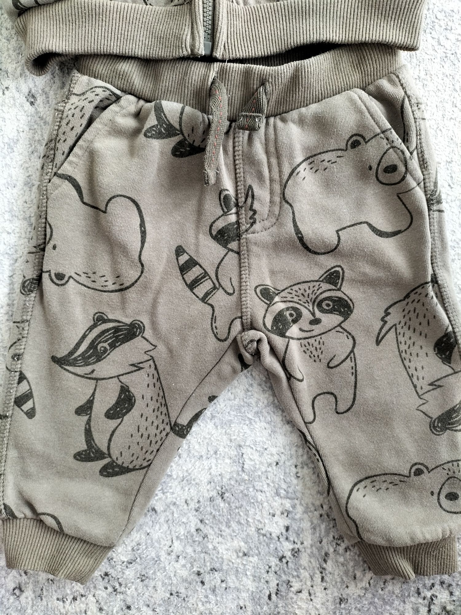 Bluza spodnie komplet dresowy smyk 74