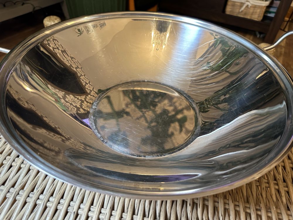 Patelnia profesionalna WMF Wok 36cm z pokrywą 5 L Niemiecki