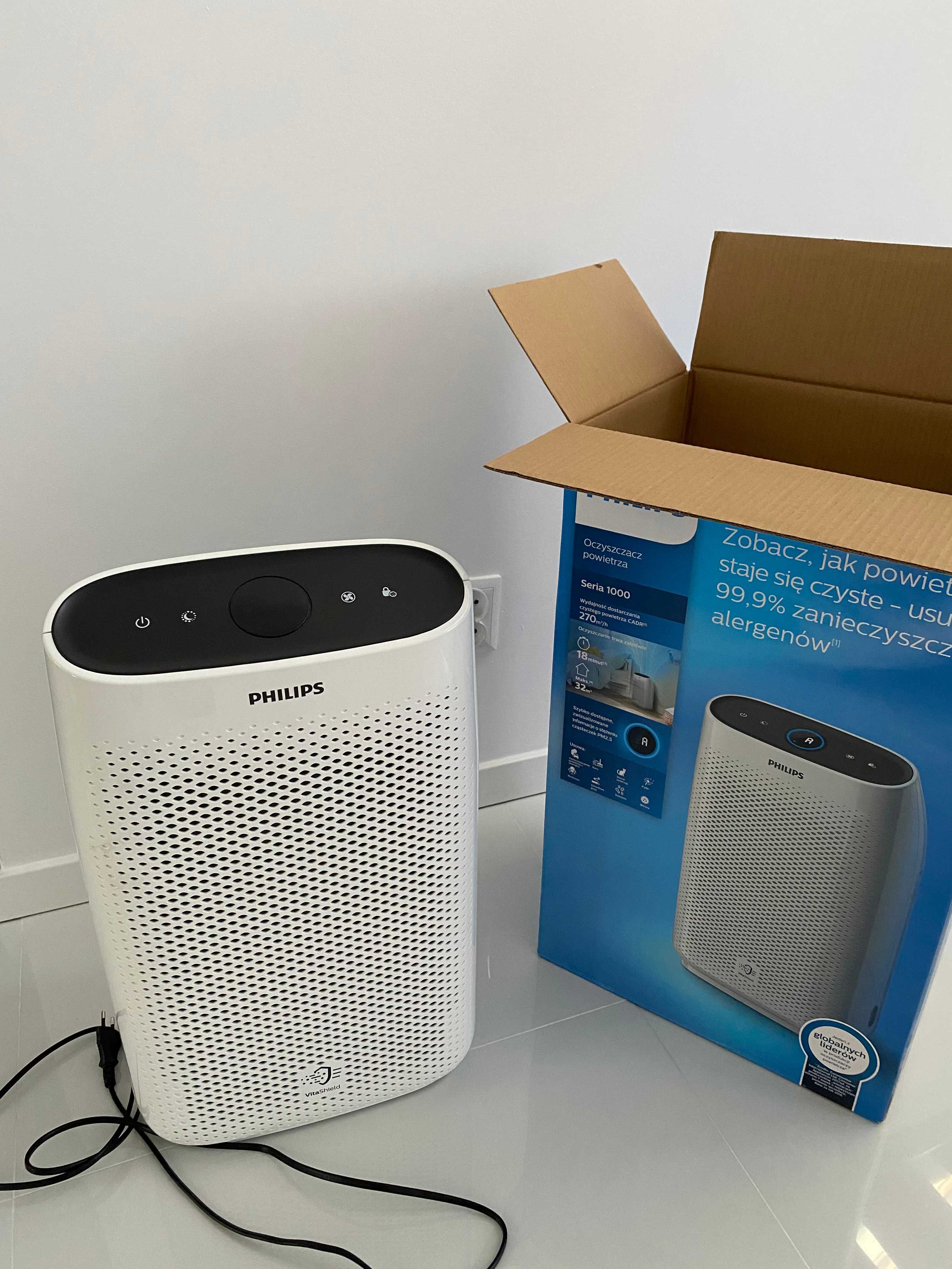 Oczyszczacz powietrza PHILIPS AC1215/50 NOWY! COVID, alergie, pyły