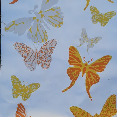 Обои с рисунком детские бабочки шпалери дитячі метелики