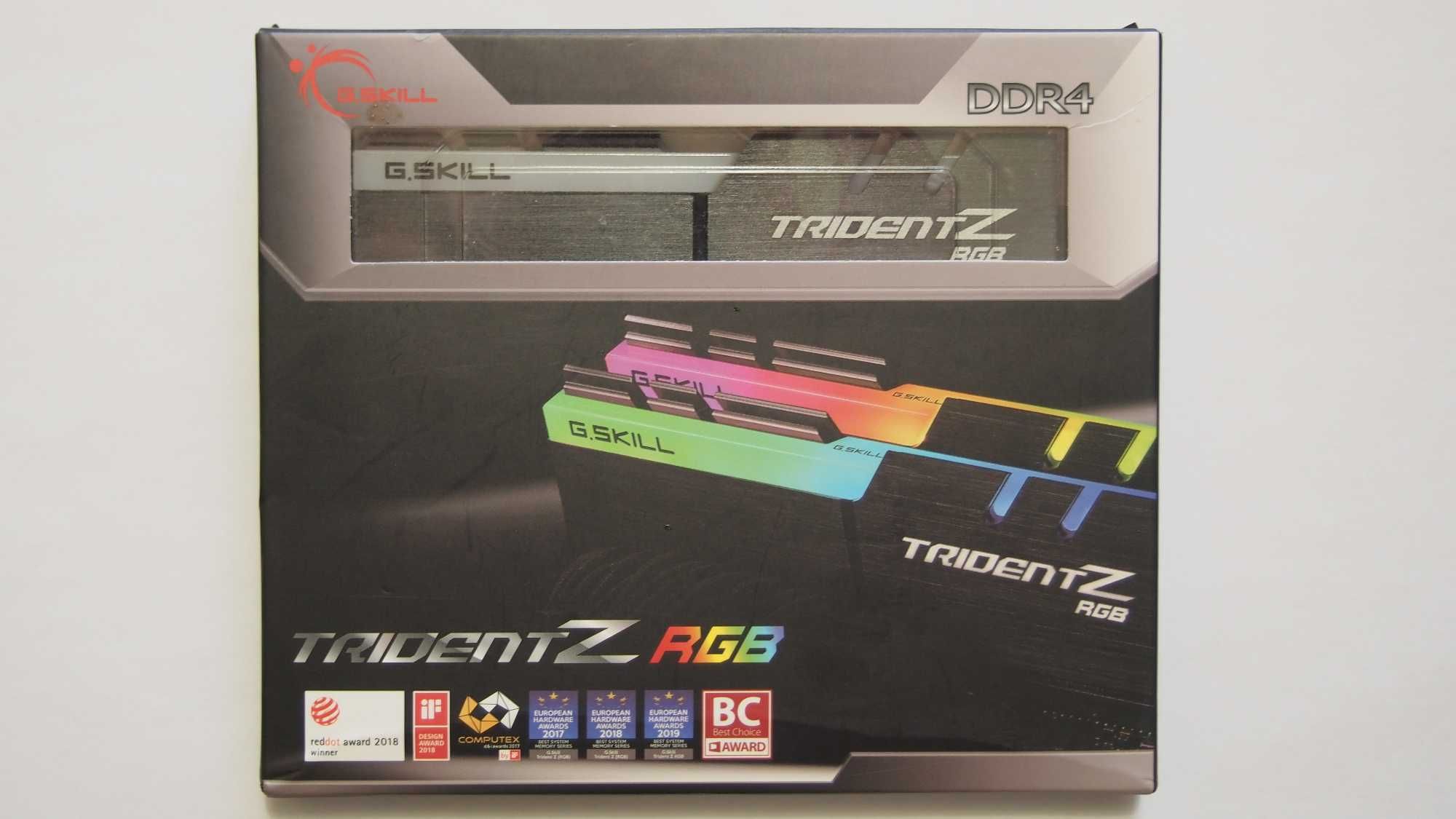 G.Skill 64 GB (2x32GB) DDR4 4000 MHz Trident Z RGB F4-4000C18D-64GTZR