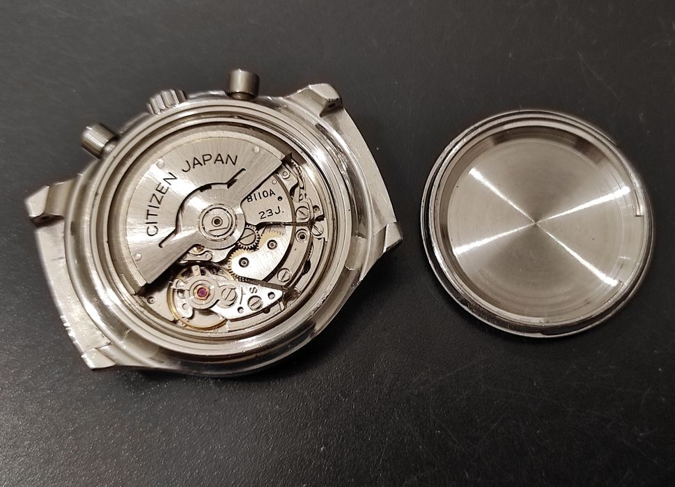 2 Cronógrafos Citizen automáticos completos para revisão,