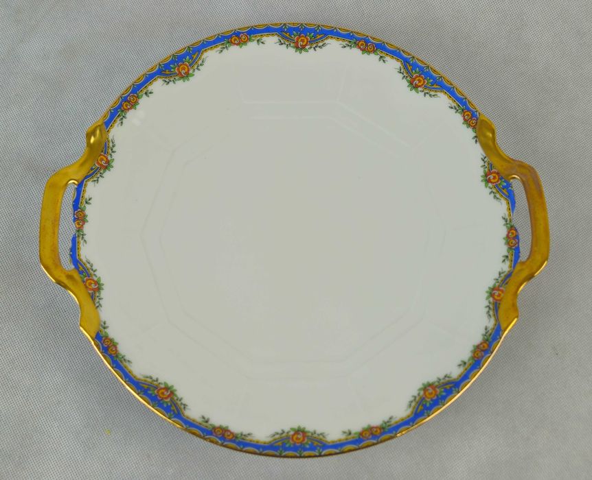 Piękna oryginalna patera z białej porcelany LIMOGES AG Francja