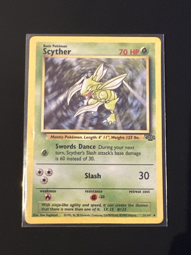 Karta Pokemon Scyther 26/64 Jungle #2