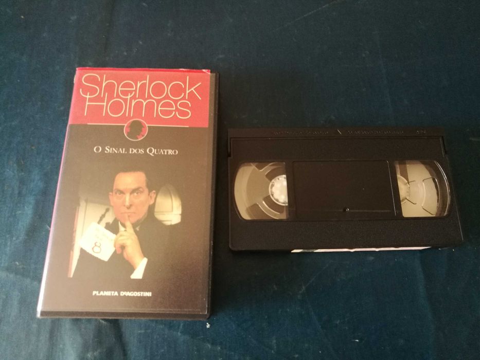 SHERLOCK HOLMES - O SINAL DOS 4	VHS (legendagem em Português)