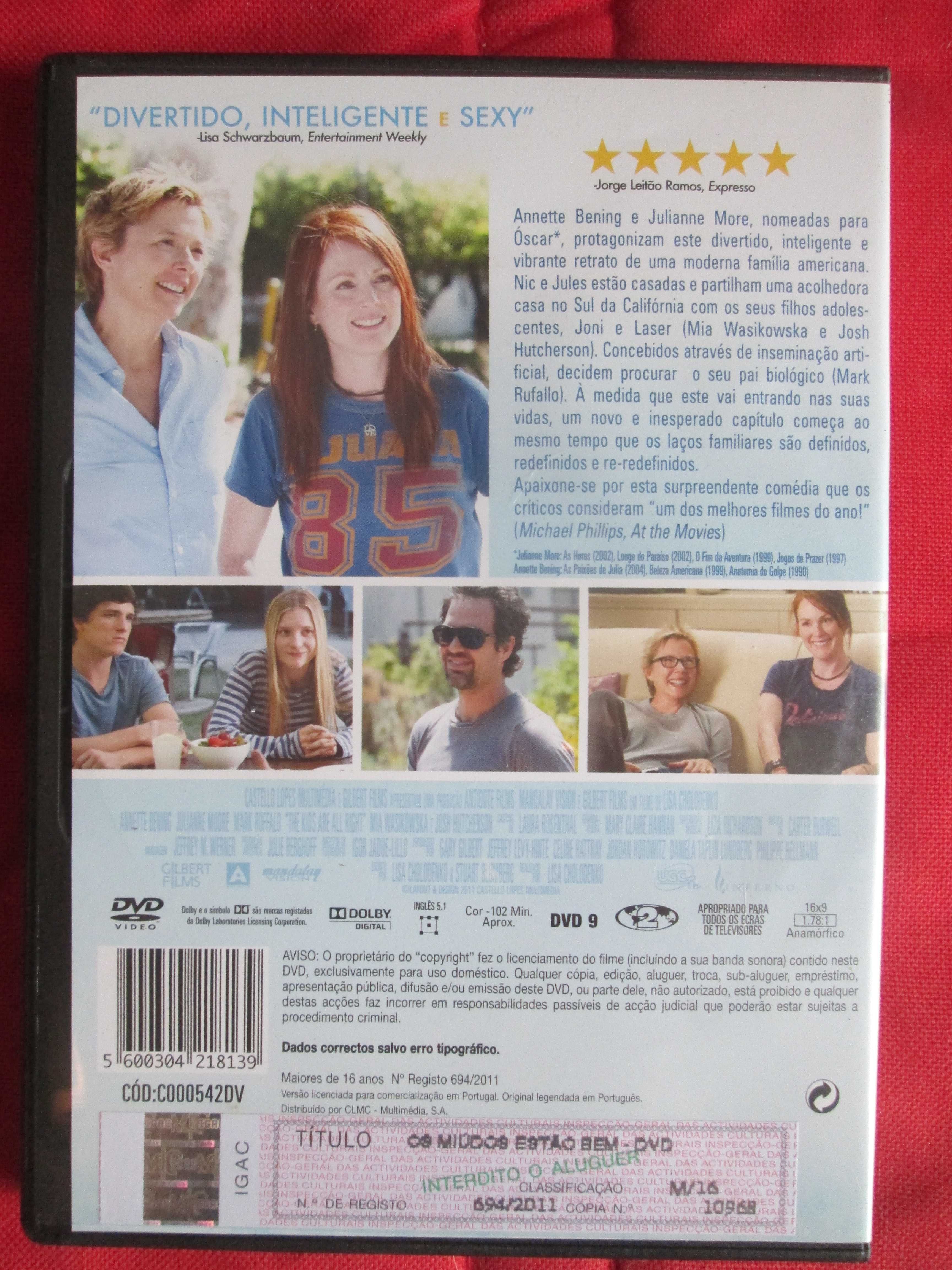 Os Miúdos Estão Bem, Mark Ruffalo, Annette Bening, Julianne Moore