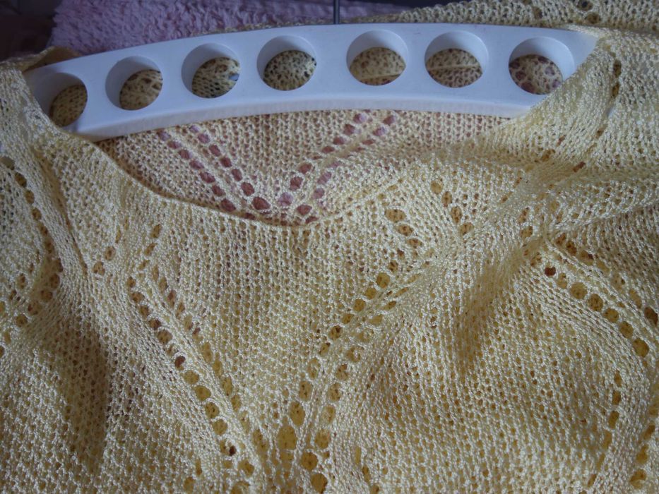 Ażurowa bluzeczka MONNARI, żółta, NOWA, r. 40/42