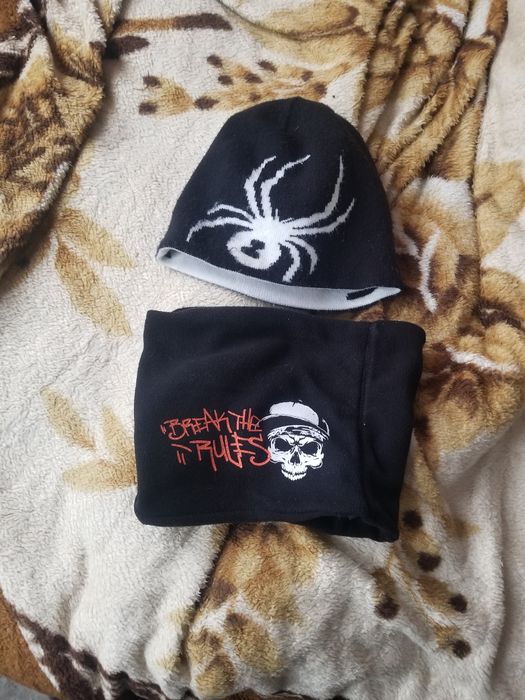 SPIDER двостороння зимова шапка  і флісовий баф