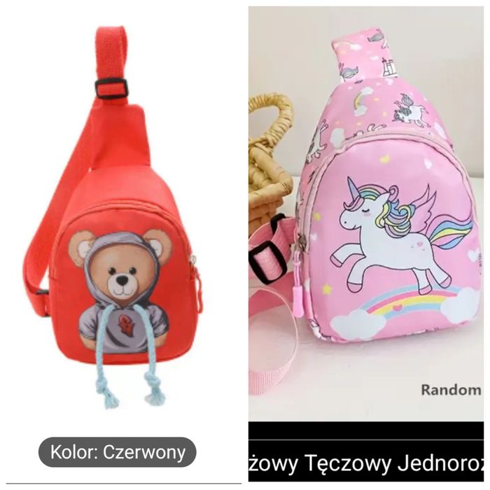 płecak na jedno ramię dla dziecka