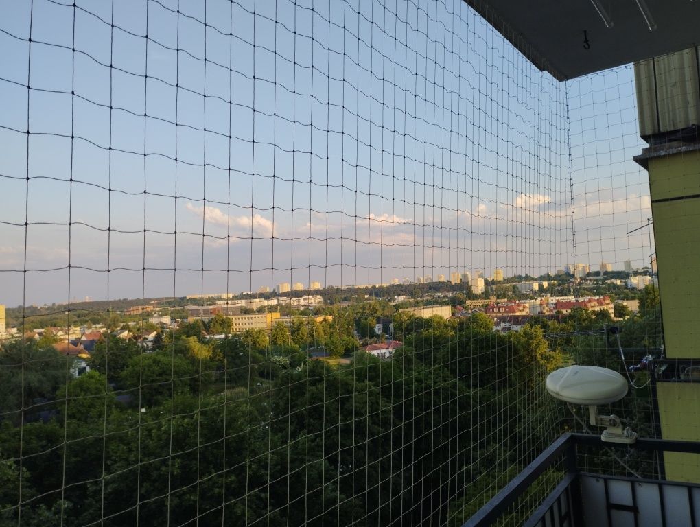 Montaż siatki na balkon dla kota/przeciw ptakom: W MAX 5 DNI ROBOCZYCH