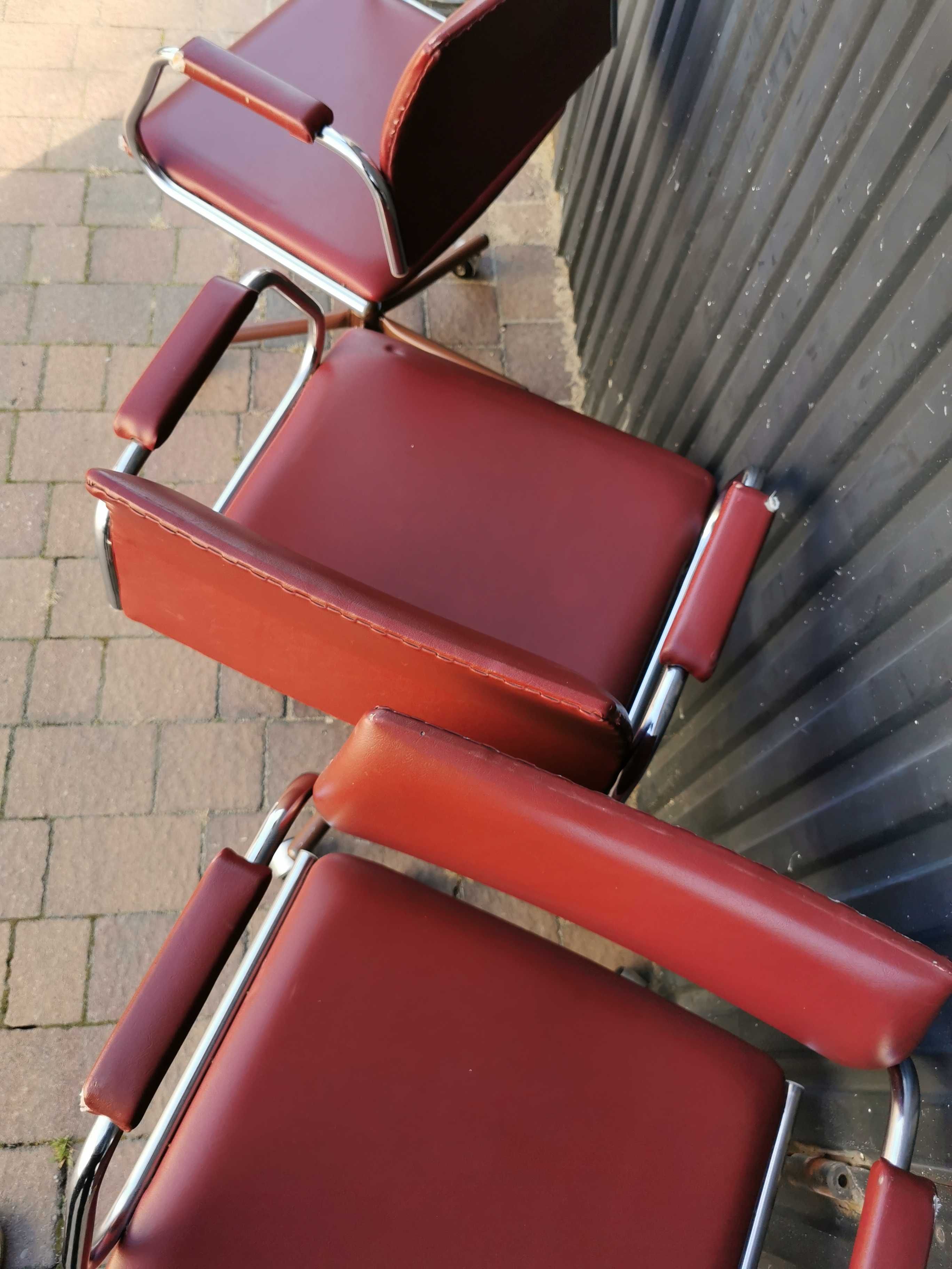 Krzesła biurowe regulowane KOVONA, Czechosłowacja 70-90., Bauhaus