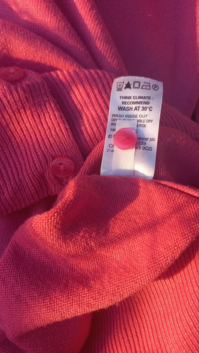 Kофта блуза Marks&Spencer UK 14,розмір с-м, з гарними ґудзиками,акрил