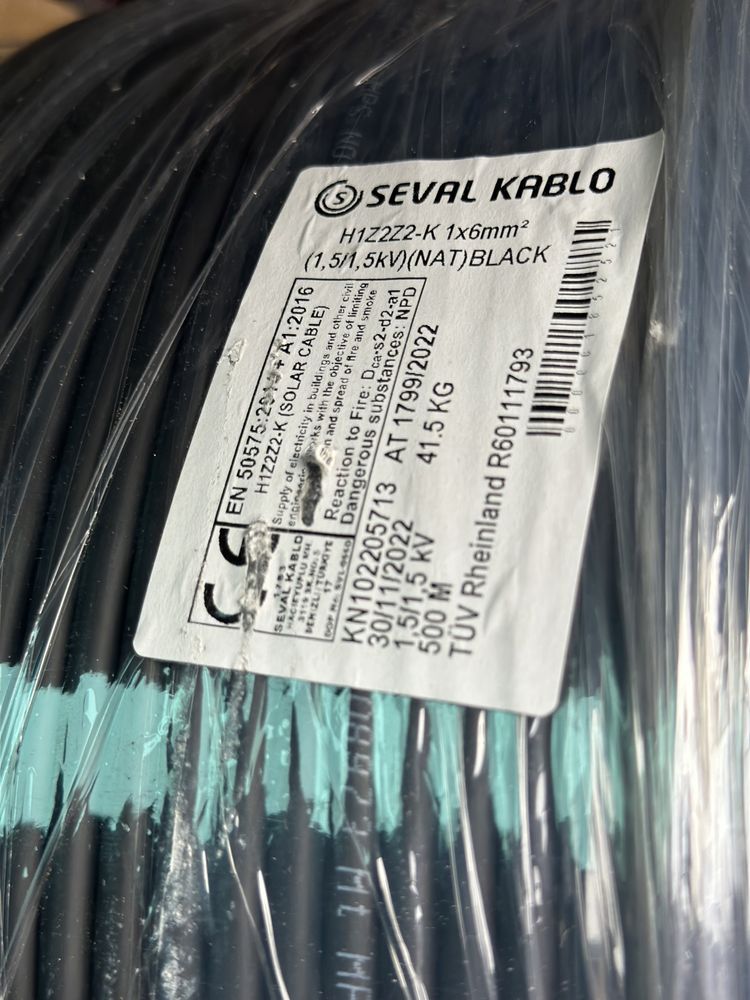 Sprzedam Kabel Solarny „ Seval Kablo”