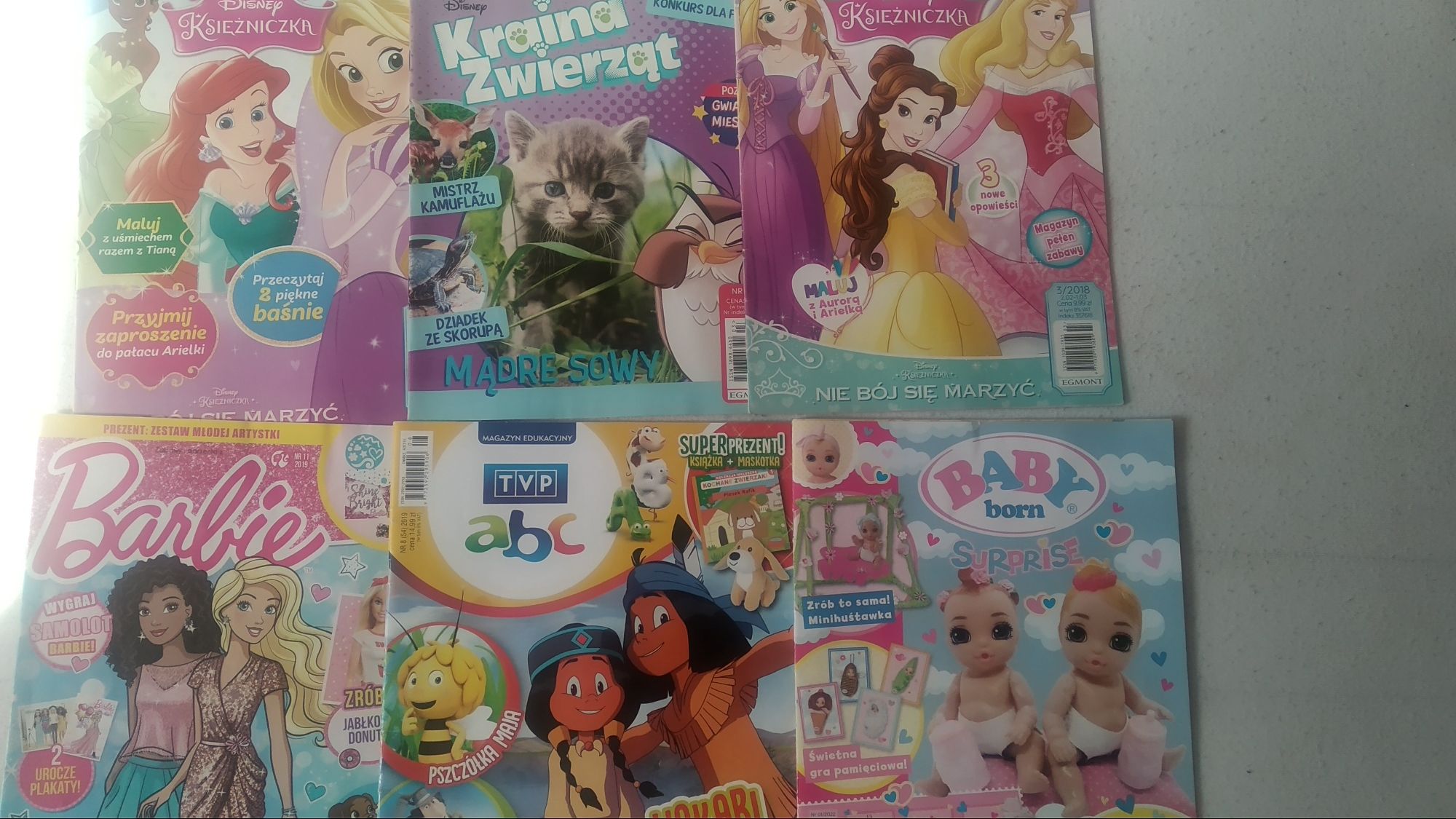 Zestaw dla dziewczynki. Kraina lodu, Kucyki. puzzle, czasopisma.