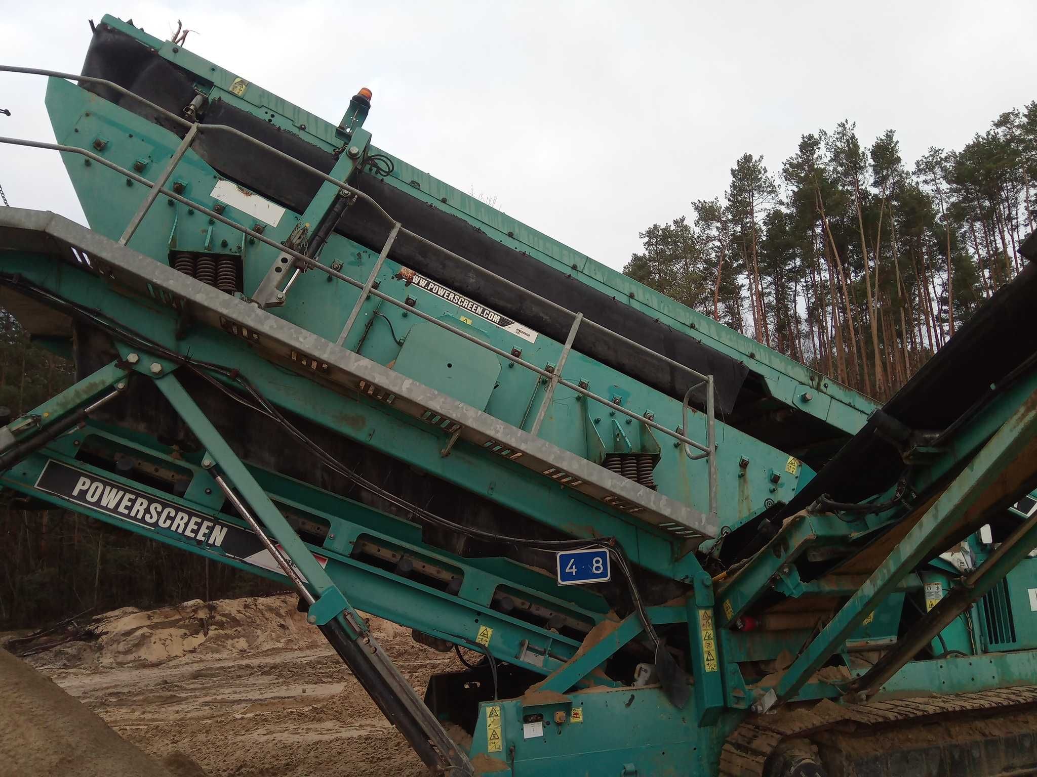 Przesiewacz Powerscreen CHIEFTAIN 2100 3 frakcje 2 sztuki, zamiana