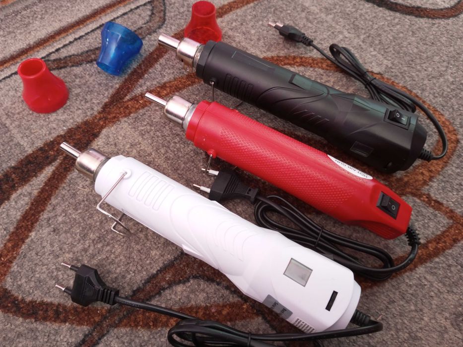 Термофен с экраном,регулятором температуры оборотов для пайки.Фен