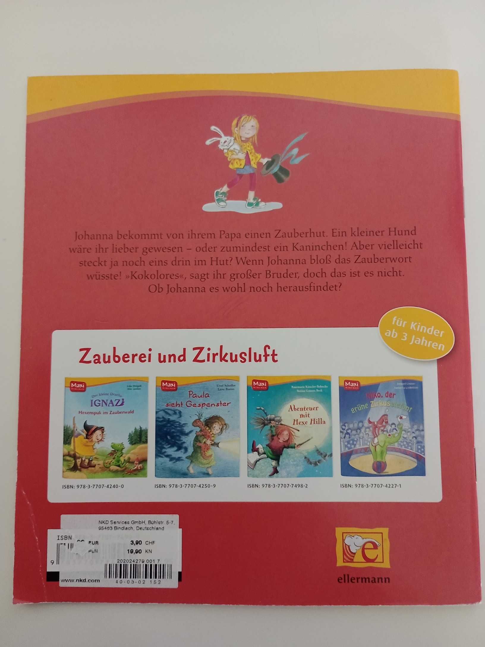 Johannas Zauberhut Książeczka dla dzieci po niemiecku