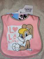 Zestaw dwóch śliniaków looney tunes Lola nowe