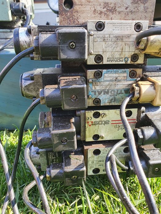 Agregat zasilacz hydrauliczny hydraulika siłowa elektrozawor prasa