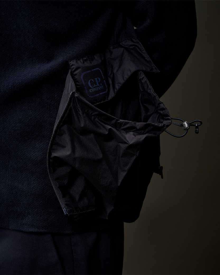 Кардиган C.P. Company The Metropolis Series Cotton Double Mixed Zipped