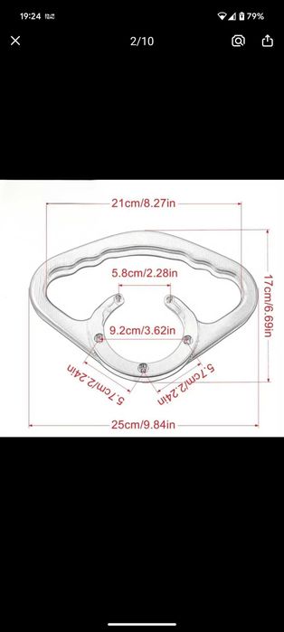 Накладка для заднього пасажира на бак