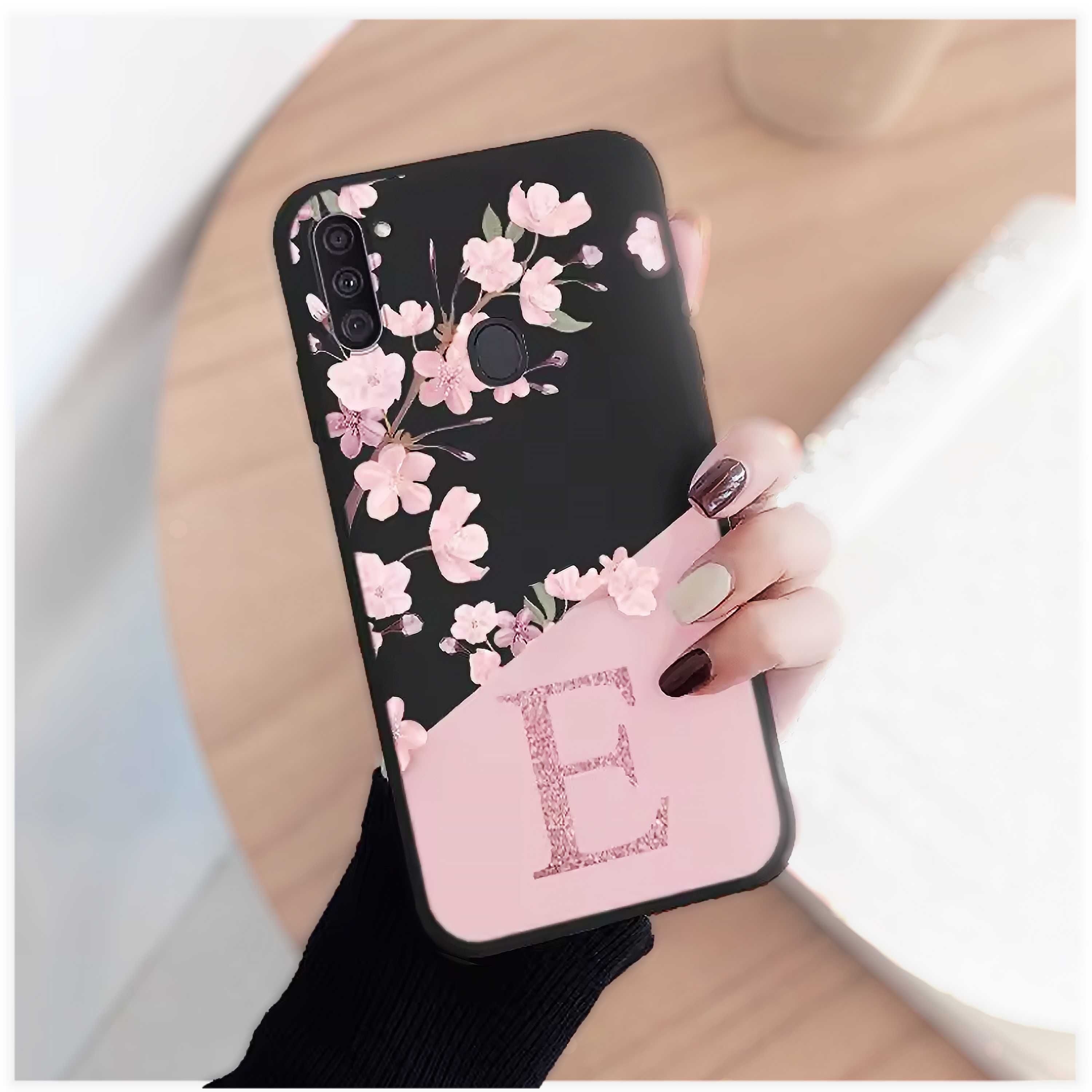 Capa Elegante com Flor de Cerejeira para  Samsung Galaxy A11 M11