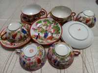 6 chavenas porcelana chinesa de caulim translúcida DAI NIPPON KUTANI