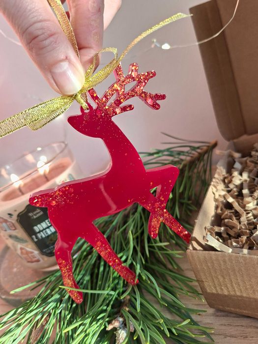 Najpiękniejsze świąteczne ozdoby Renifery 2szt