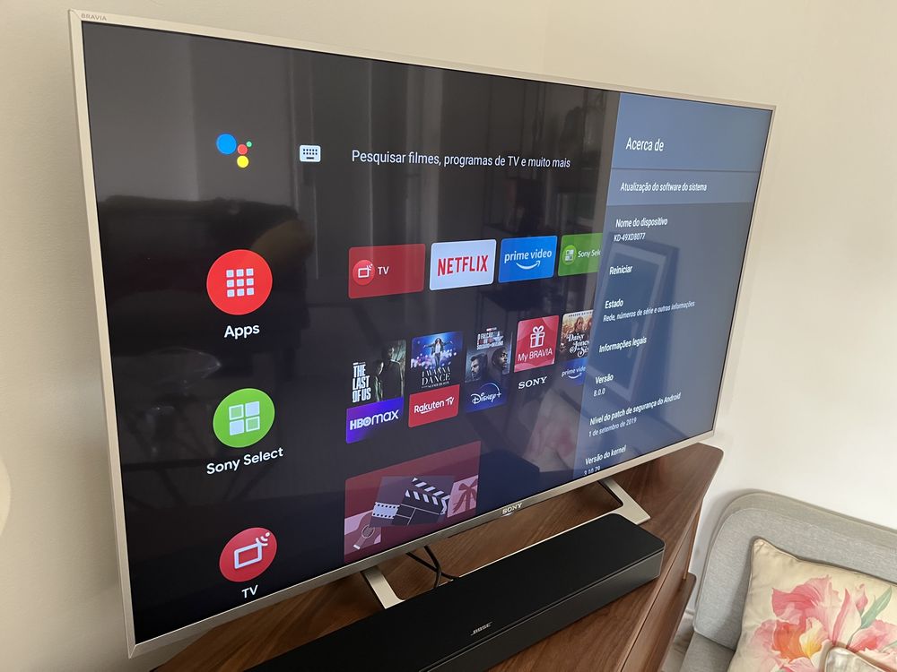Sony Bravia 49XD8077 LED HDR 4K Ultra HD Android TV, 49"