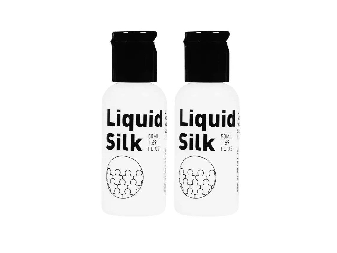 Lubrykant żel intymny Liquid Silk 50ml wodny nie plami 2szt buteleczka