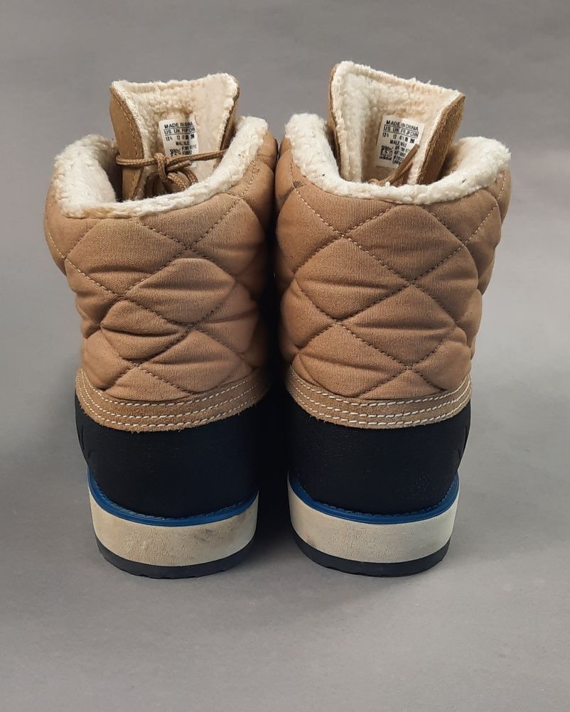 Adidas Adi Navvy Quilt skórzane kozaki ocieplane śniegowce 47 30,5cm