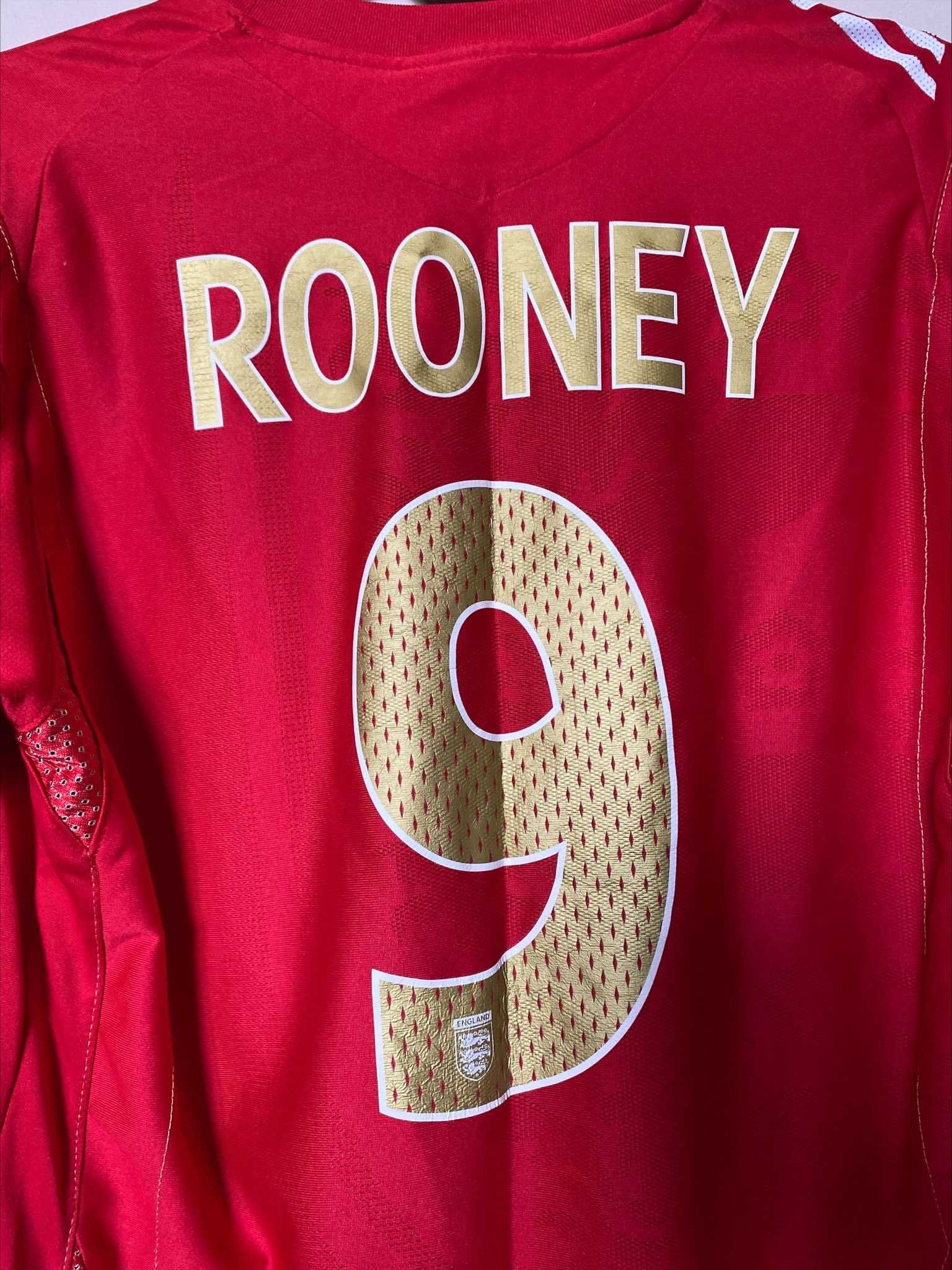 Vintage ANGLIA nr 9 ROONEY - 2006 - 2008 - Umbro - M - UNIKAT