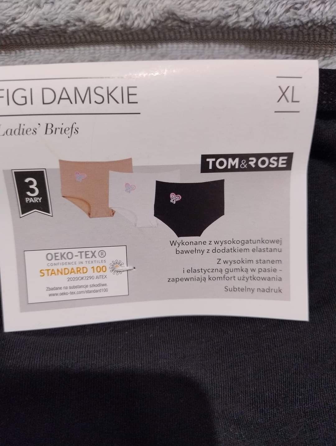 Figi damskie 3pak XL